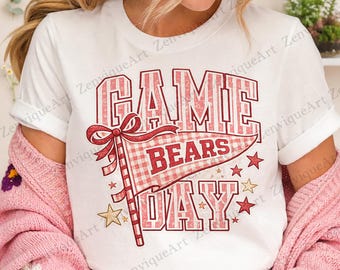 Anpassad preppy matchdagsmaskot randiga stjärnor kokettpaket, gingham, skolflicka, färgglad, prickar, vimpelflagga, fotbollssäsong png