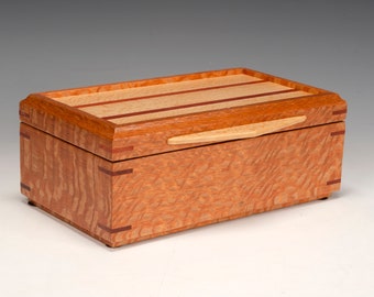Unique custom wood keepsake box | wooden keepsake box | wood box | jewelry box