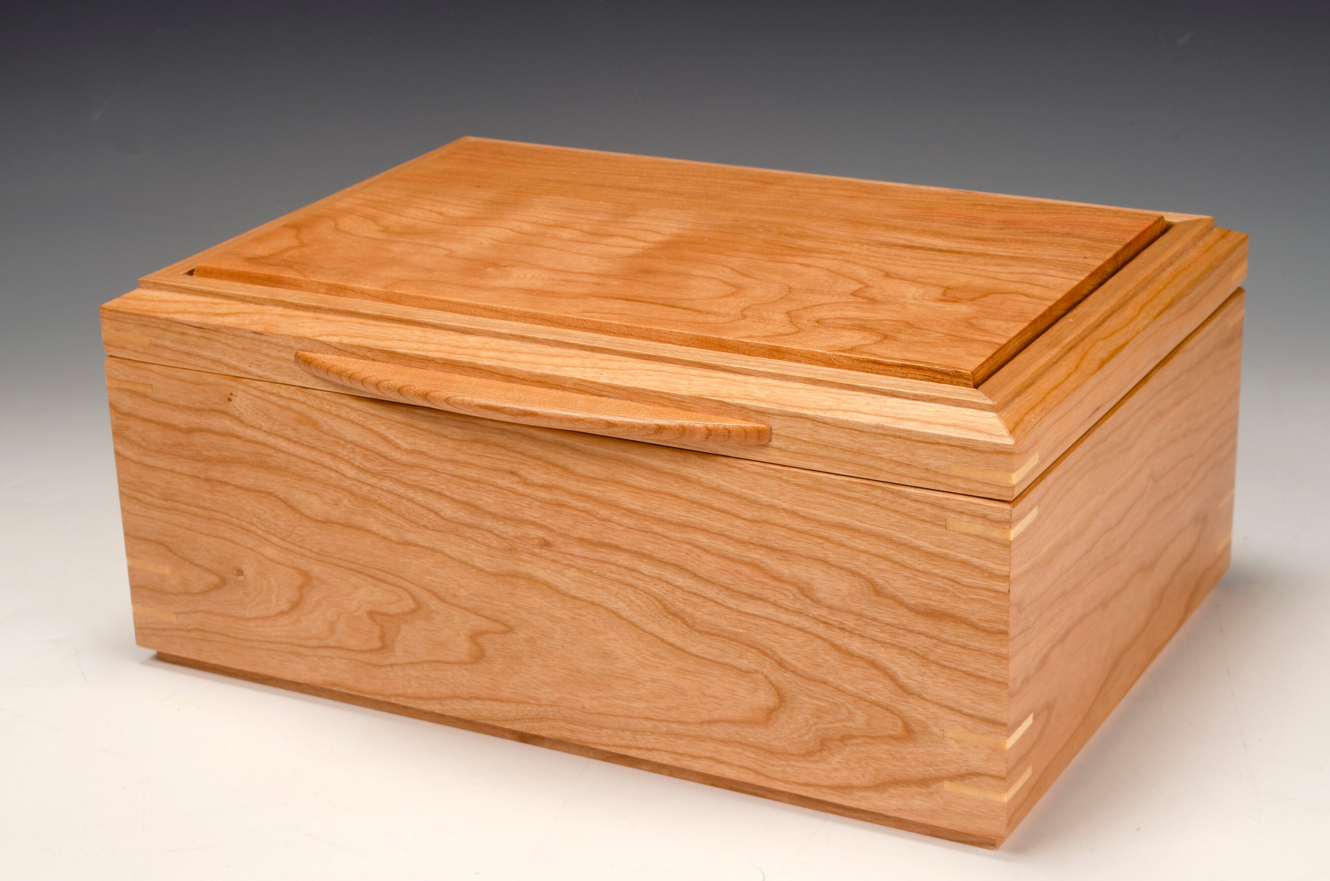 Custom Wood Jewelry Box Cherry Jewelry Box Wooden Keepsake Etsy