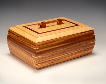 Handcrafted wooden keepsake box | wood box | jewelry box | any occasion gift