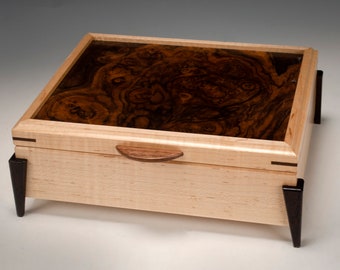 Unique handcrafted keepsake box | wooden keepsake box | jewelry box | wood box
