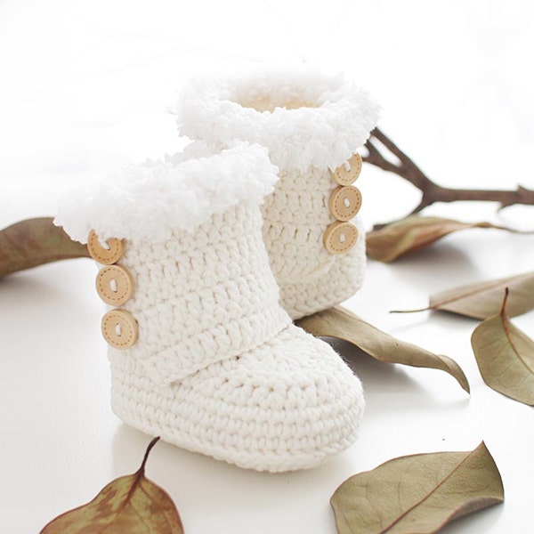 Crochet Baby Boots Etsy