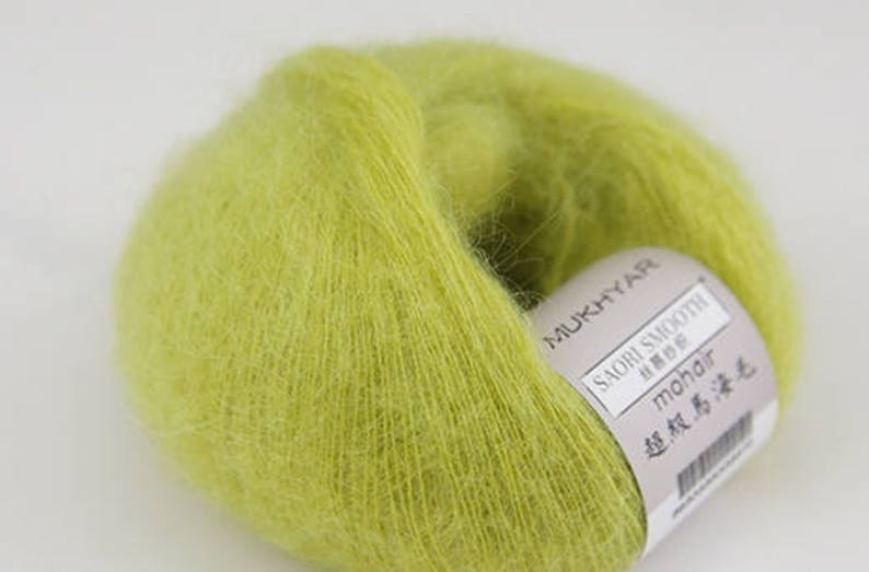 Superfine Mohair Yarns Available in 24 Colors / Silk Yarn / 70% Mohair Yarn / 20g mohair image 4