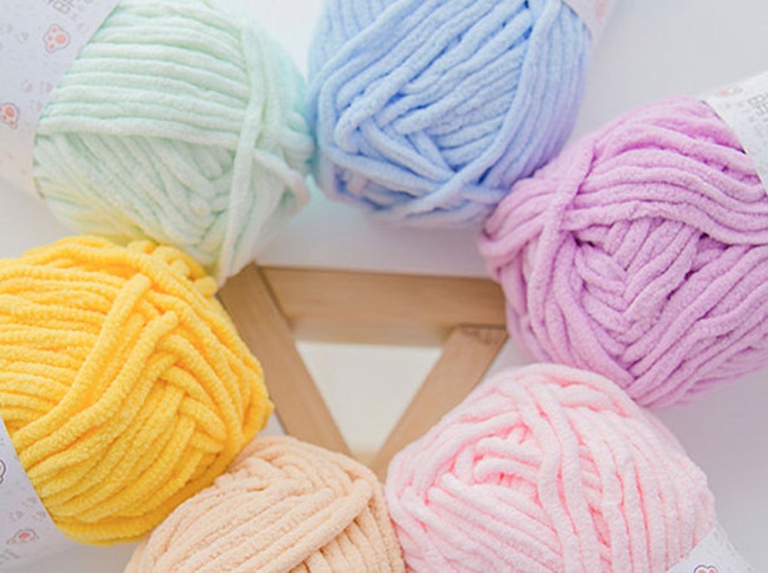 1 Roll Single Strand Chunky Wool Yarn For Knitting Diy Projects (scarf,  Bag, Slippers, Plush Toys, Blanket, Cushion, Stuffed Animals), 100g