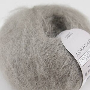 Superfine Mohair Yarns Available in 24 Colors / Silk Yarn / 70% Mohair Yarn / 20g mohair image 5