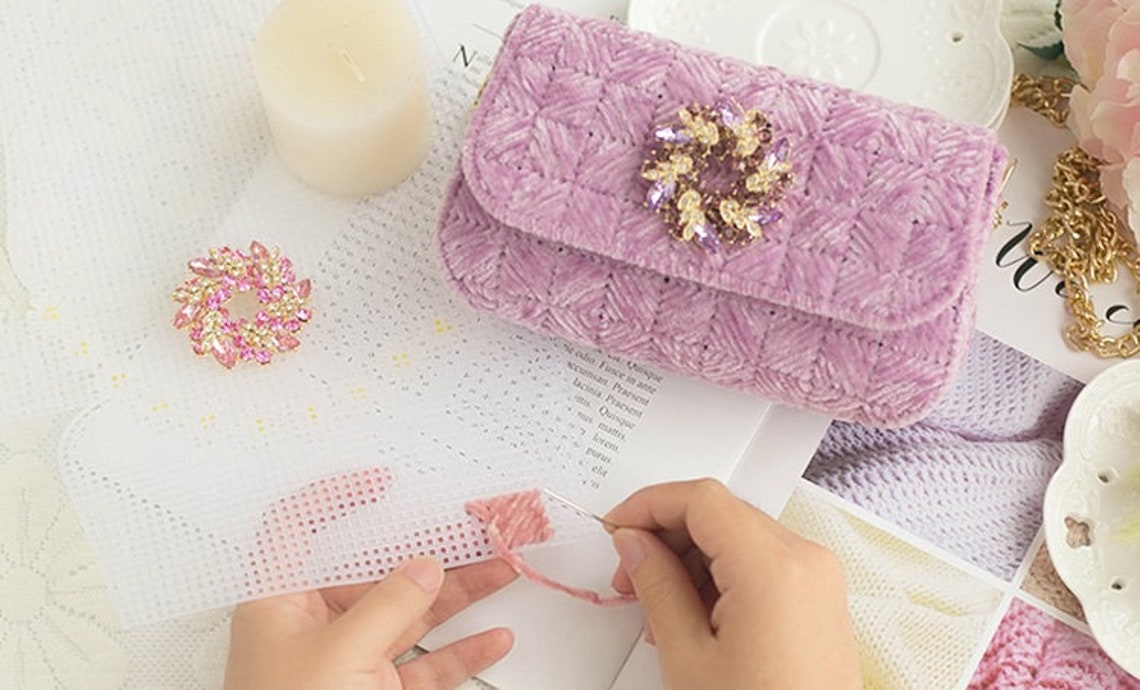 Plastic Bag Grid for Bag Making / Cross Stitch Bag / Bag Etsy