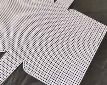 Plastic Canvas Grid, Bag Making, Cross Stitch Canvas, Embroidery Canvas,  Bag Bottom, Bag Reinforcement, Bag Making Supplies UK, Cross Stitch 