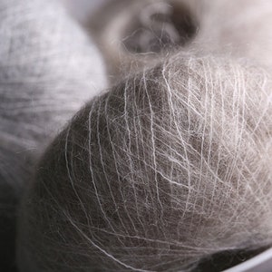 Superfine Mohair Yarns Available in 24 Colors / Silk Yarn / 70% Mohair Yarn / 20g mohair image 7