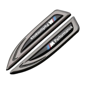 M Performance Fender Emblems: ABS Seitenflügel Abzeichen Paar, Außenverkleidung Zubehör