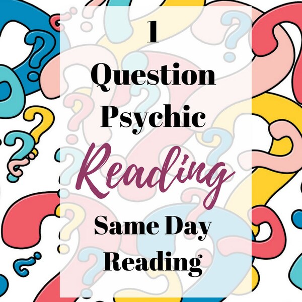 1? Psychic Email Reading,  + Free PDF Meditation Guide