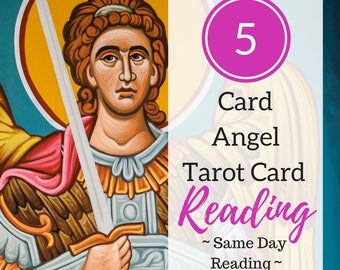 5 Card Angel Tarot Card Email Reading, Psychic Reading, Same Day Reading + PDF Using Meditation to Unleash Your Psychic Abilities Download