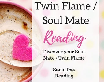 Twin Flame / Soul Mate Reading Same Day Email Reading - Detailed Reading - Accurate Reading + Free Meditation PDF
