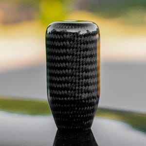 Black Carbon Fiber Handle Shift Knob - SubieFlow