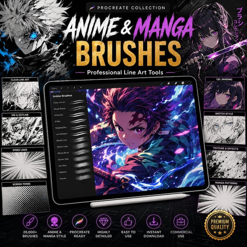 20,000 Procreate Brushes Mega Bundle, Digital Art Illustration Kit ...