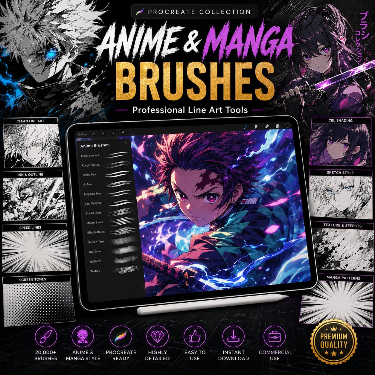 20,000 Procreate Brushes Mega Bundle, Digital Art Illustration Kit ...