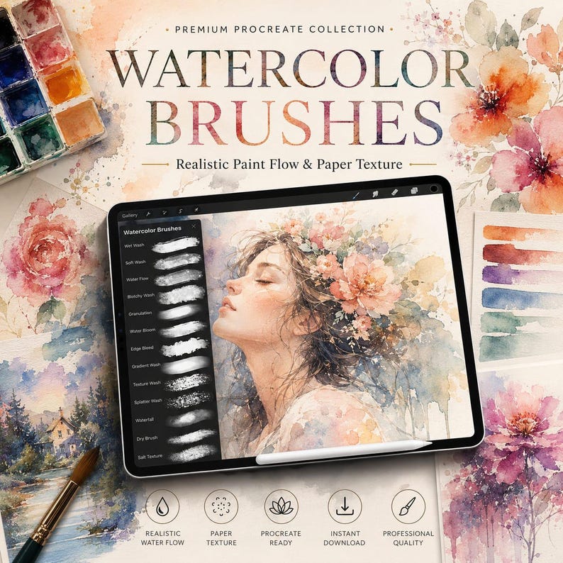 20,000 Procreate Brushes Mega Bundle, Digital Art Illustration Kit ...