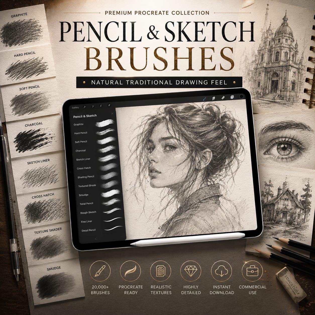 20,000 Procreate Brushes Mega Bundle, Digital Art Illustration Kit ...