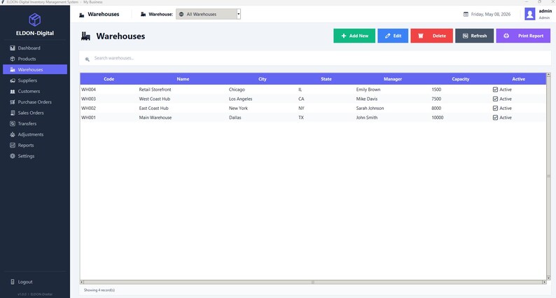 Multi Warehouse Inventory Software | Offline Stock Tracker, One-Time Purchase with Barcode Generator image 6