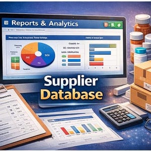 Medical Inventory Management System Excel Template | Healthcare Supply Tracker | Google Sheets Compatible | Instant Download bild 6