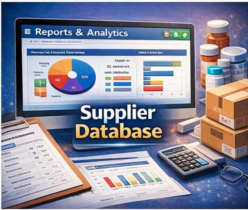 Medical Inventory Management System Excel Template | Healthcare Supply Tracker | Google Sheets Compatible | Instant Download bild 6