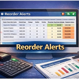 Medical Inventory Management System Excel Template | Healthcare Supply Tracker | Google Sheets Compatible | Instant Download bild 4