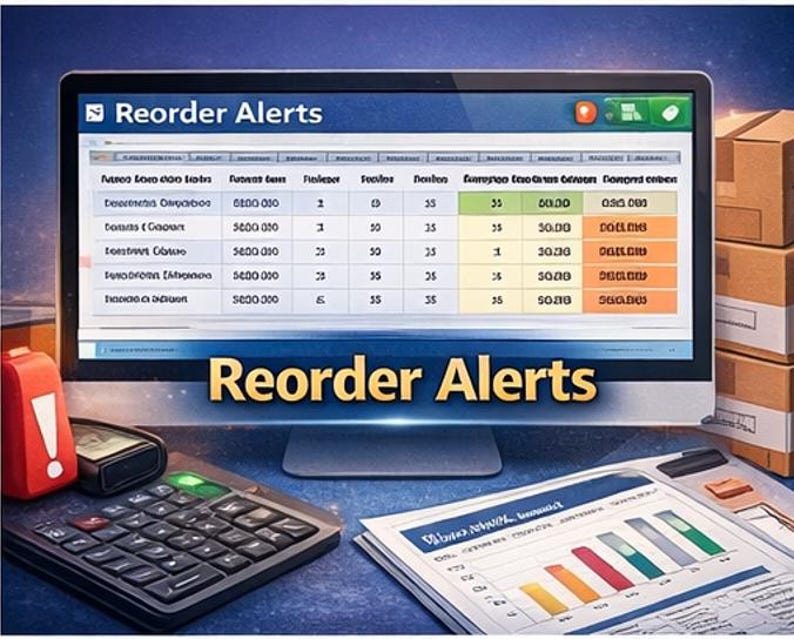 Medical Inventory Management System Excel Template | Healthcare Supply Tracker | Google Sheets Compatible | Instant Download bild 4