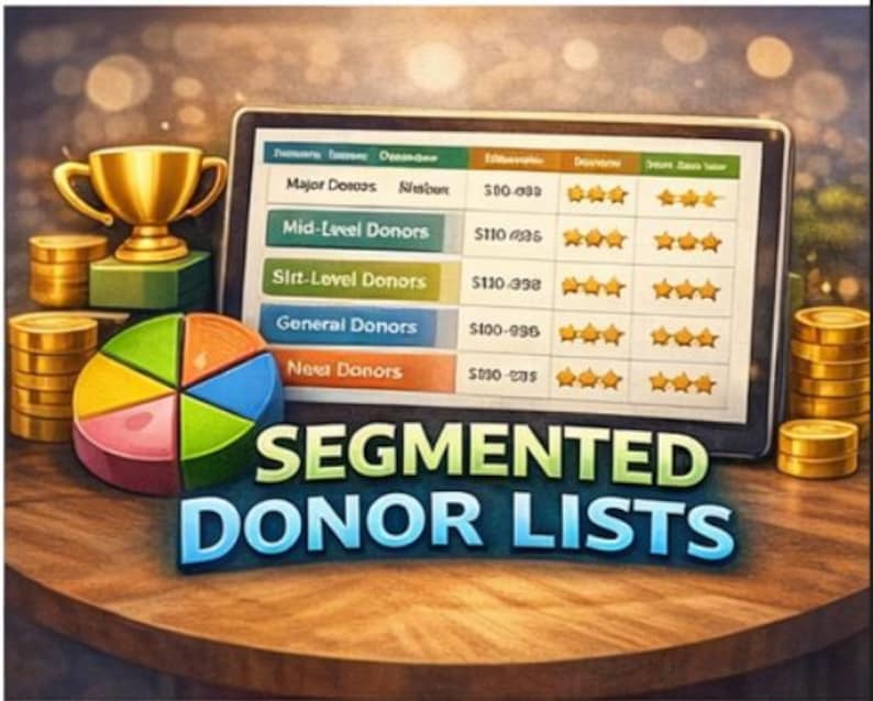 Donor Database Excel Template | Fundraising Management System ...
