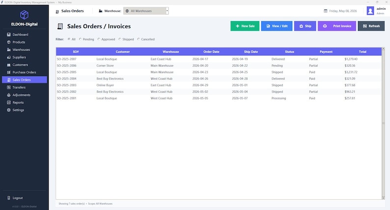 Multi Warehouse Inventory Software | Offline Stock Tracker, One-Time Purchase with Barcode Generator image 10