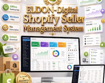 Shopify Seller Management System – Desktop App, Inventory Tracker, Sales CRM (Windows/Mac)
