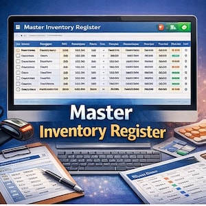 Medical Inventory Management System Excel Template | Healthcare Supply Tracker | Google Sheets Compatible | Instant Download bild 2