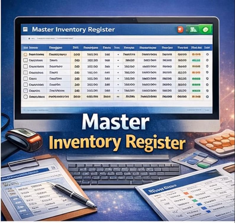 Medical Inventory Management System Excel Template | Healthcare Supply Tracker | Google Sheets Compatible | Instant Download bild 2