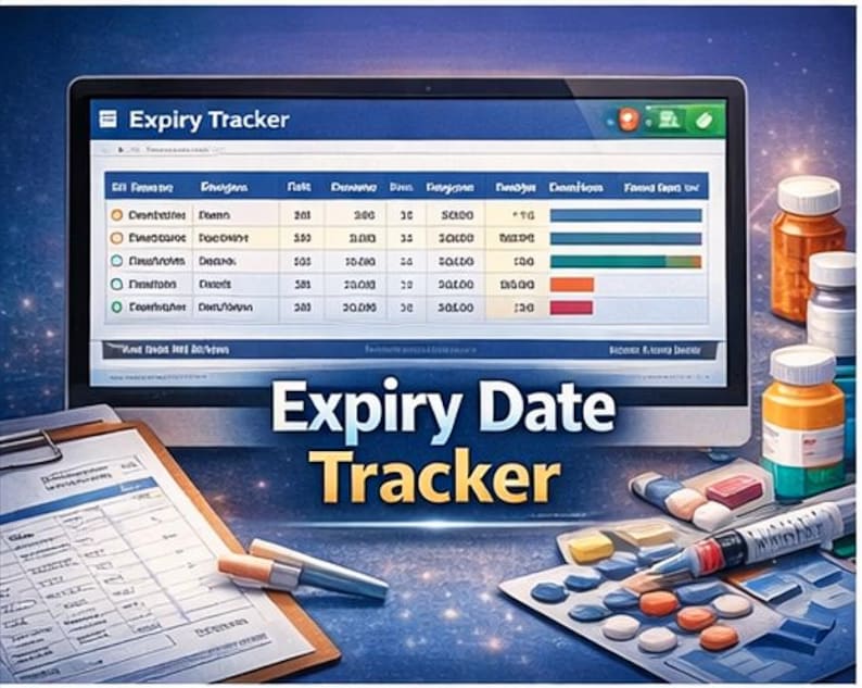 Medical Inventory Management System Excel Template | Healthcare Supply Tracker | Google Sheets Compatible | Instant Download bild 5