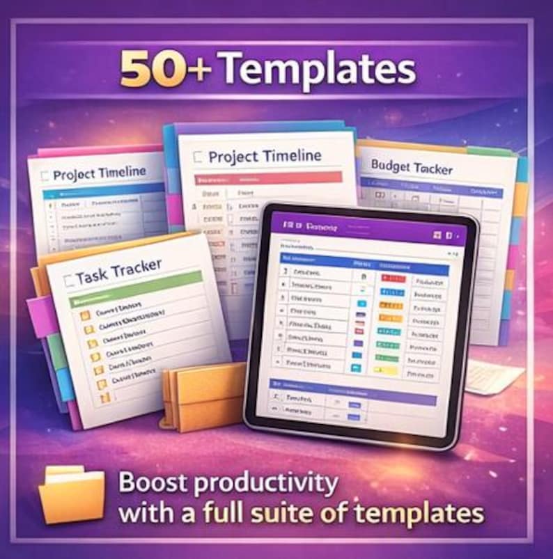 Onenote Project Planner Template, Task Tracker, Goal Planner (digital ...