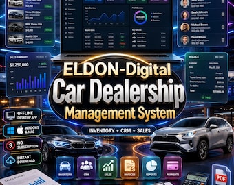 Car Dealership Management Software | Inventory, CRM, Sales (Windows/Mac Download)