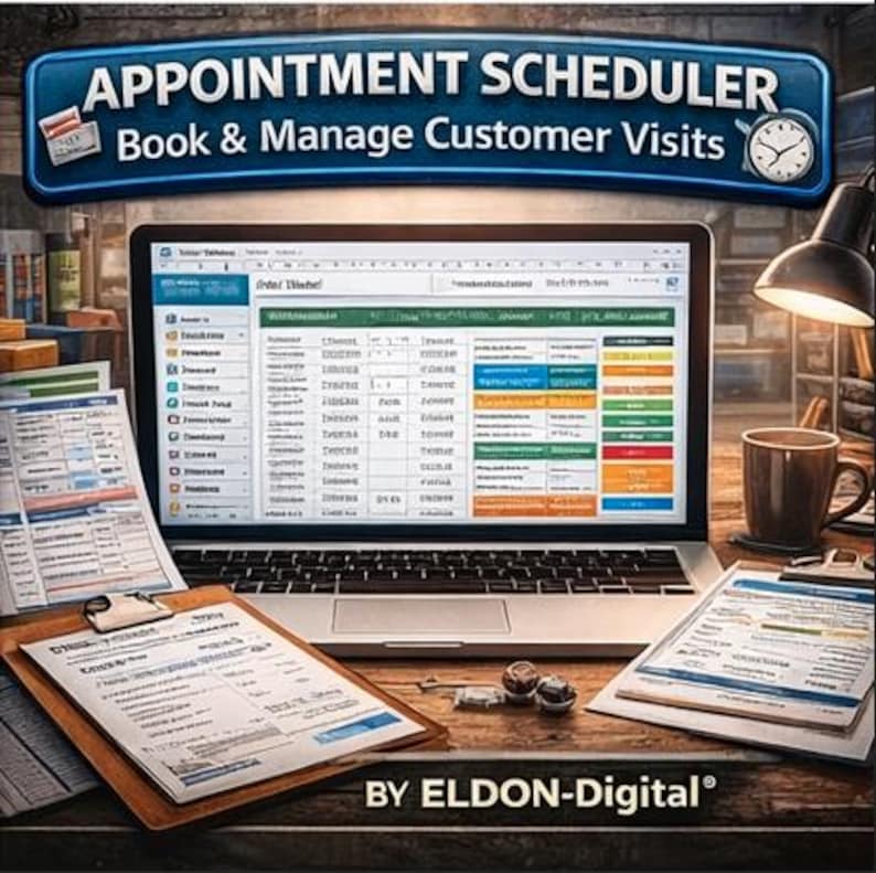 Auto Repair Shop Management System Excel | Job Cards, Invoices ...