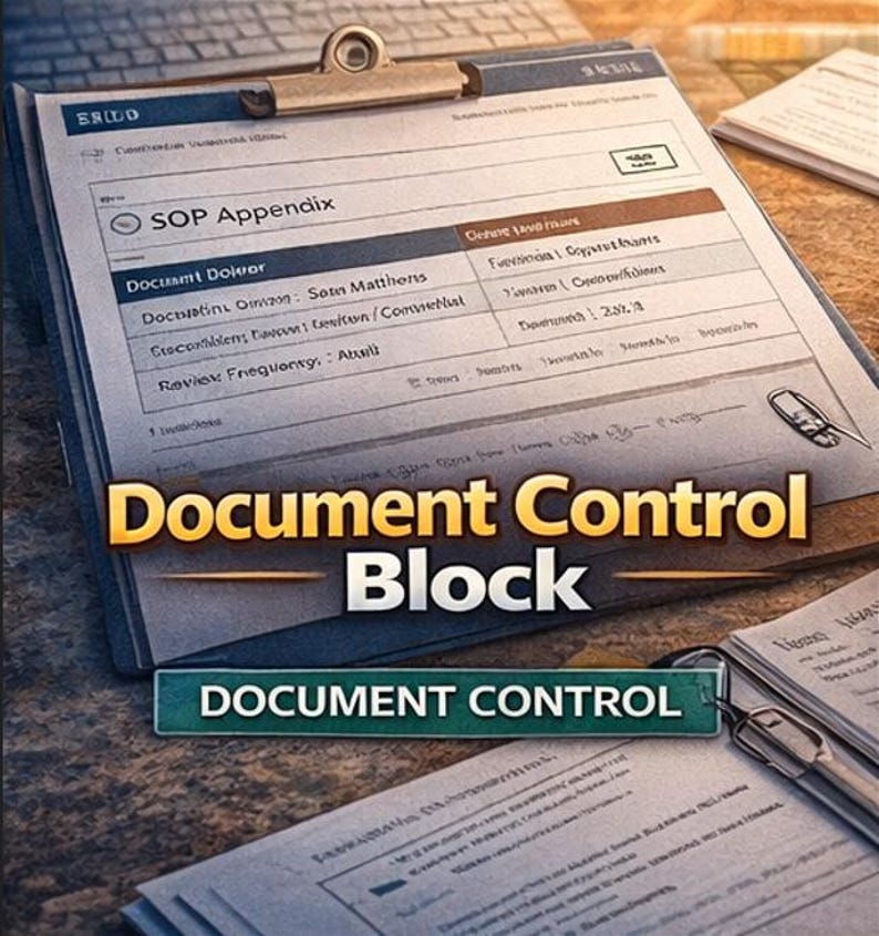 Sop Appendix Examples Editable SOP Template Bundle | Word & Google Docs Business Operations ...