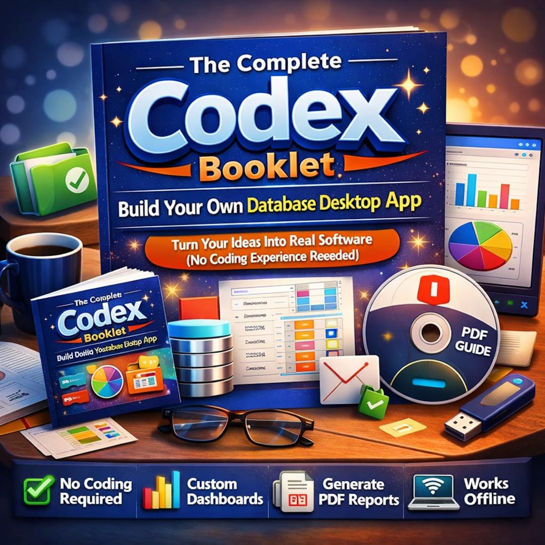 The Complete Codex Booklet: Build Your Own Database Desktop App - Etsy