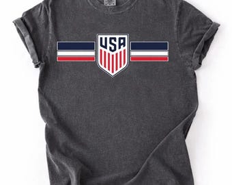 USA Soccer T-Shirt, American Soccer Fan Gift, World Game 2026 Tee, Patriotic Football Fan Gift T-Shirt, USA Graphic Tee, Game Day Outfit