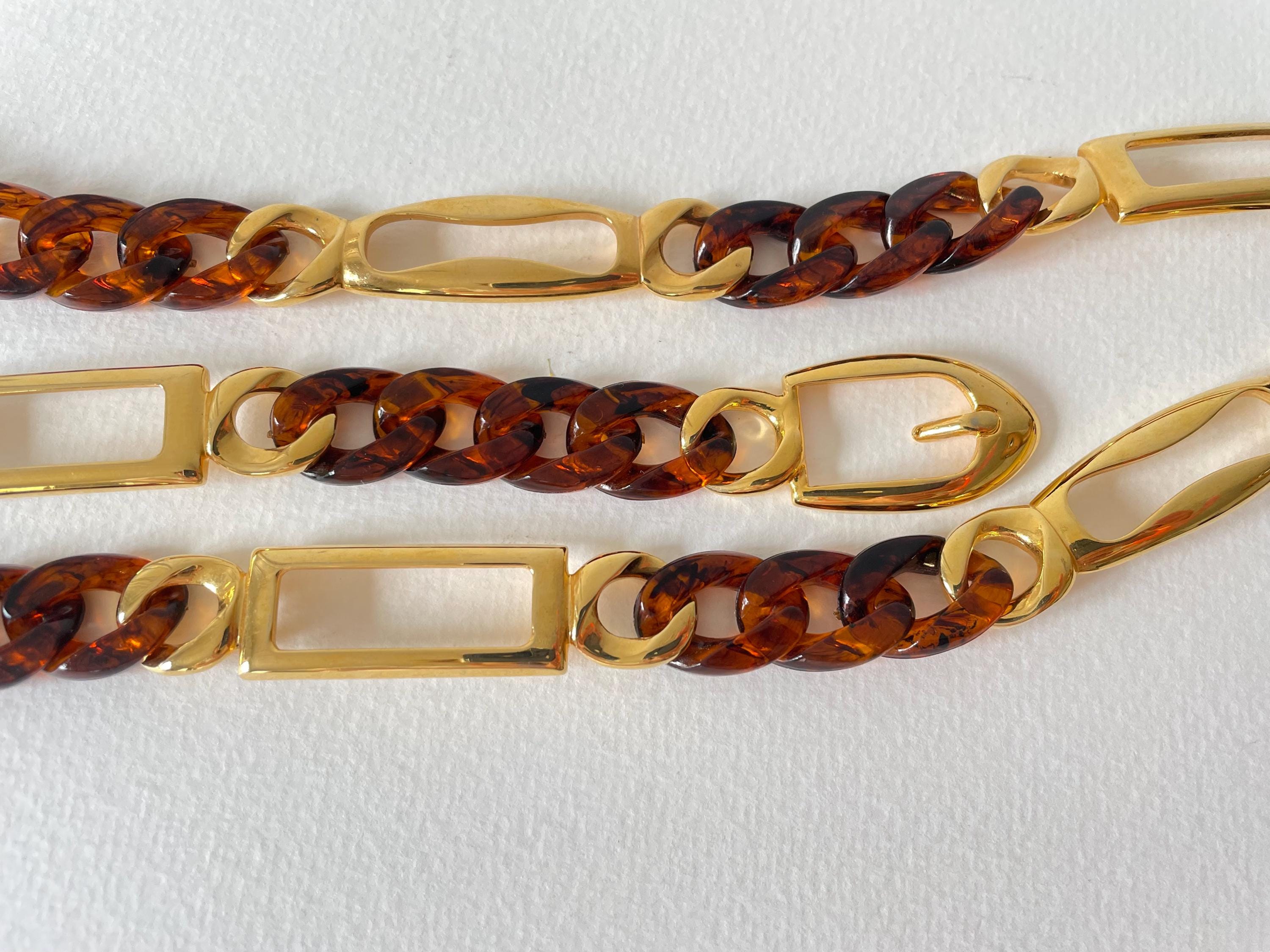 Tortoise Chain Belt - Etsy Canada display picture 2