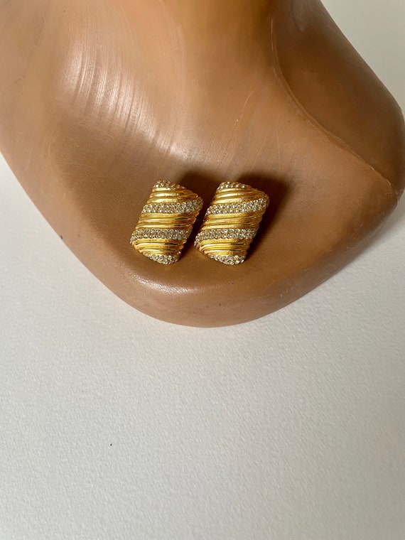 Boucles D'oreilles Clips Alexa Lecomte - Doré - Occasion Bon état - Style Moderne