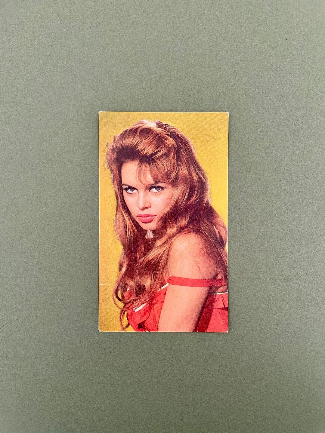 Vintage Postcard Brigitte Bardot by Sam Levin_ 1960 Blonde