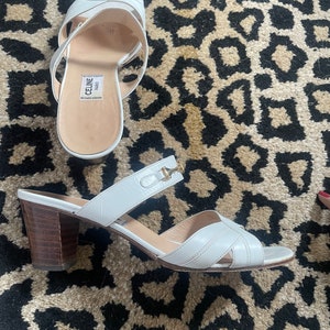 Mules  vintages Céline boucle ancre dorée 36