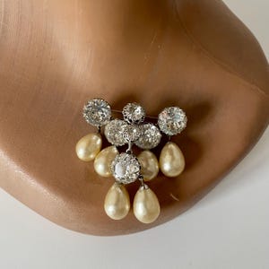 Broche Strass,RoadLoo 2 Pièces Cristal Diamant de Broche en Forme de
