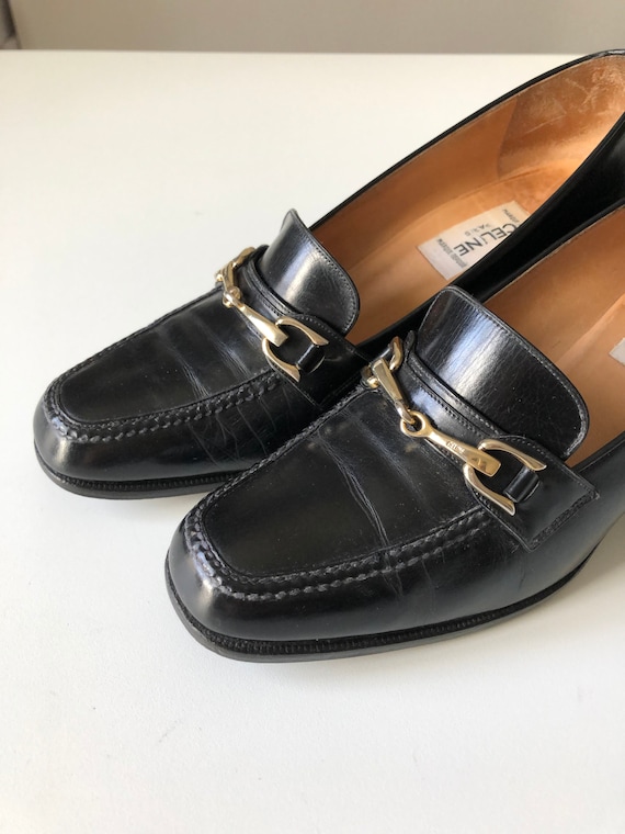 Celine Heels Oxford black shoes T 38