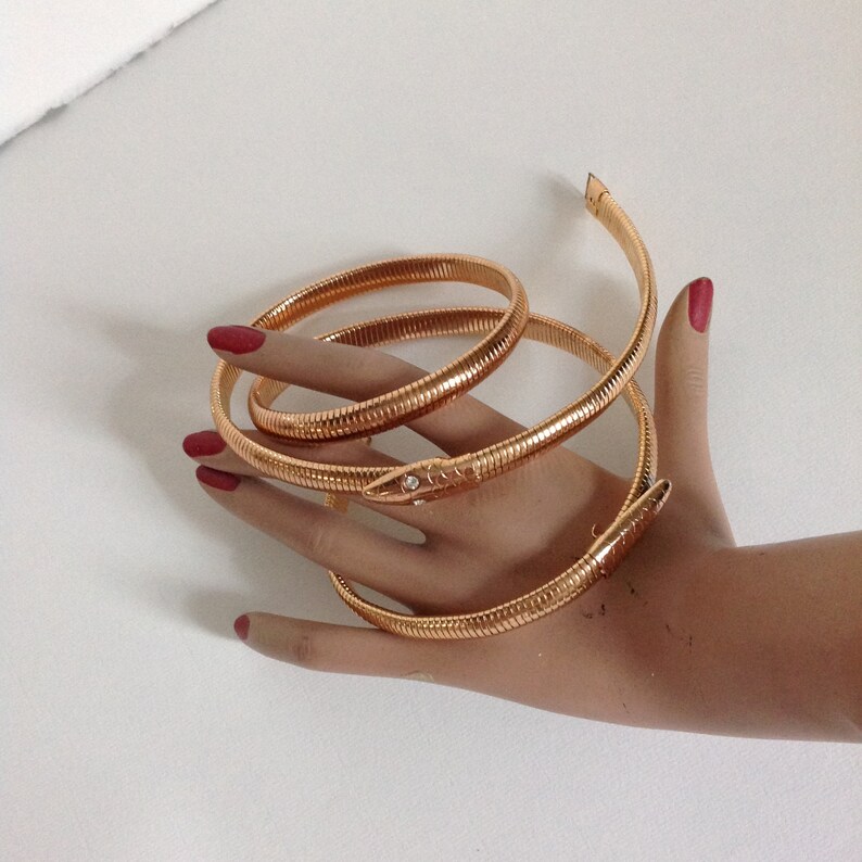 Vintage Gold Snake Chain Belt NOS Etsy