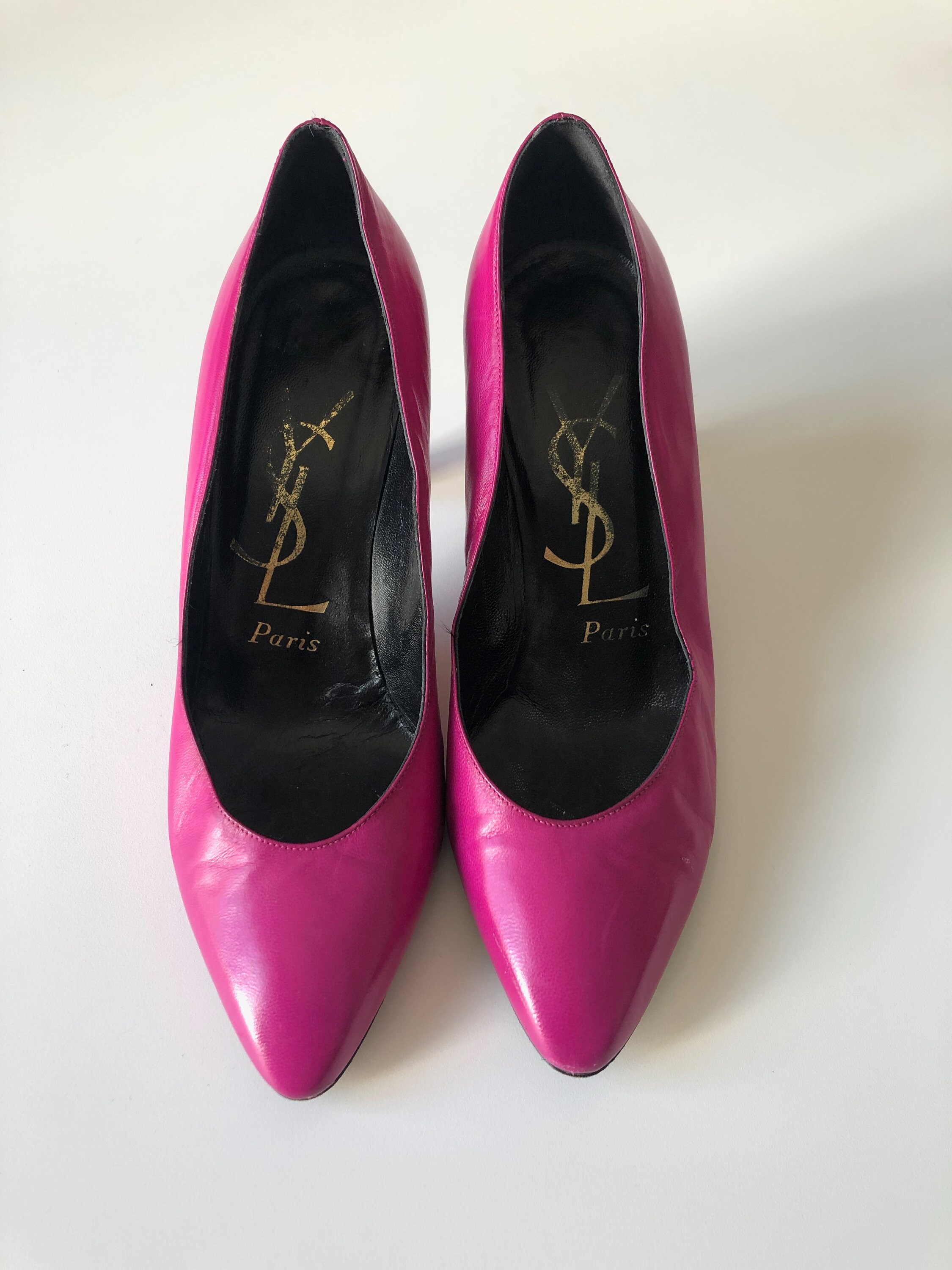 Saint laurent shop pink shoes