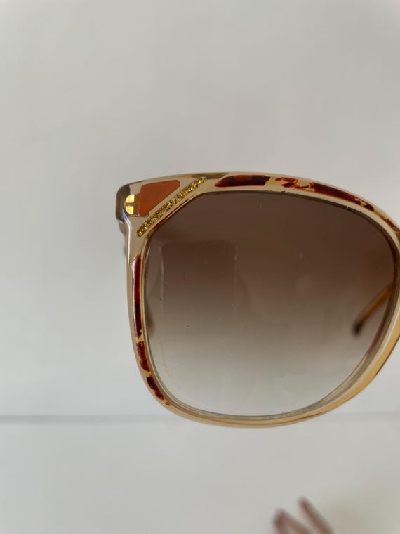 Vintage YSL Sunglasses Gold Glitter and Tortoise Like Effect  display picture 1