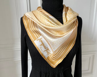 Vintage Schal.Jacques Fath Paris geometrischen Muster