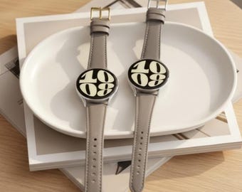 Samsung Galaxy Läderarmband Watch 7 FE 6 Classic 5 Pro 4