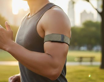 Whoop 5.0 MG-kompatibelt nylonarmband, justerbart andningsbart biceps-sportarmband